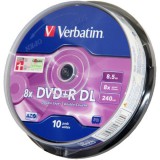 Verbatim DVD+R DL 8X 8,5 GB  Lemez - Cake (10)