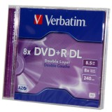 Verbatim DVD+R DL 8X 8,5 GB  Lemez, Normál Tokban (1)