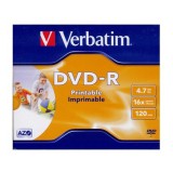 Verbatim DVD-R írható DVD lemez 4,7GB matt nyomtatható normál tok (43521)