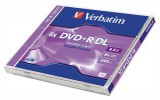 Verbatim dvd+r írható két réteg&#369; dvd lemez 8,5gb normál tok 43541