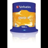 Verbatim DVD-R Matt Silver 4,7 GB 100 dB (43549)
