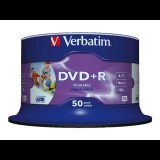 Verbatim DVD+R Wide Inkjet Printable No ID Brand 4,7 GB 50 dB (43512)