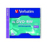 Verbatim dvd-rw 4,7gb 4x normál tokos dvd lemez ver432845