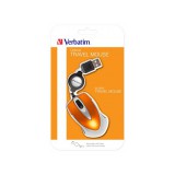 Verbatim Go Mini optikai egér (USB, ezüst-lávaszínű)