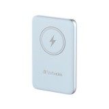 Verbatim MCP-10 Powerbank (10000 mAh, vezeték nélküli töltés, kék)