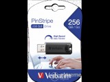 Verbatim Pinstripe 256GB, USB 3.0 pendrive, fekete