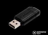 Verbatim PinStripe 8GB USB 2.0 pendrive, fekete (49062)