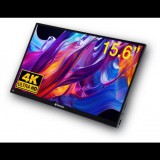 Verbatim PMT-15-4K 15,6" 4K UHD Hordozható Érintőképernyős Monitor (32238)