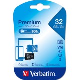 Verbatim Premium memóriakártya 32 GB MicroSDHC Class 10