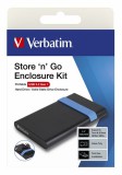 Verbatim Store 'N' Go 2.5' külső merevlemez ház USB 3.2 Gen1 Fekete