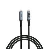 Verbatim Sync & Charge 100W Cable with Power Display 1,2m Black 31848