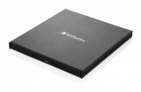 Verbatim Ultra HD 4K External Slimline Blu-ray Writer Black BOX 43888
