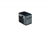 Verbatim universal Travel Adapter UTA-03 Superfast 6-in-1 charging PD 30W Black