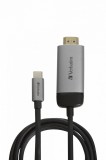 Verbatim USB-C to HDMI 4K Adapter with 1,5m Cable Black 49144