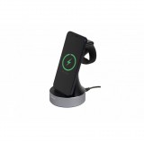 Verbatim WCS-01 2in1 Qi MFi Wireless Apple Charger Alu retail (49555)