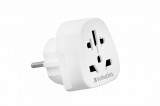 Verbatim World to Europe Adapter Travel Plug White 49549