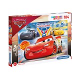 Verdák 3 Szelep-kupa Supercolor puzzle 104db-os - Clementoni