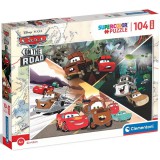 Verdák úton 104db-os maxi supercolor puzzle - Clementoni