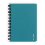 Verde 8-872 60 lapos A5 Vonalas spirálfüzet - Türkiz (8-872)