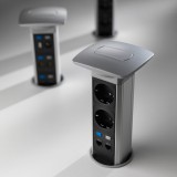 Versapull beépíthető dugaszoló aljzat