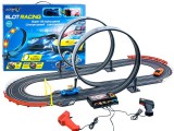 Versenyautó pálya Háttérvilágítással-384 cm-2 db autóval-Távirányítóval