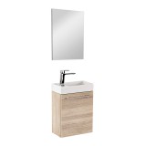 Vertex Fantastic fürdőszoba bútor Melanie tükörrel, sonoma tölgy színben