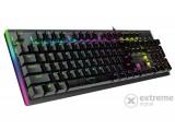 Vertux Commando Mechanikus gamer billentyűzet, 6 féle világítási mód, fekete