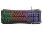 Vertux Radiance vezetékes gamer billentyűzet, háttérvilágítás, nemzetközi US kiosztás, fekete