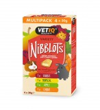 Vetiq Healthy+ Nibblots variációk rágcsálóknak - bogyós, trópusi, almás, répás 4 x 30 g