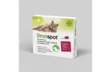Vétoquinol Dronspot 96 mg/24 mg rácsepegtető oldat nagytestű macskákna A.U.V. (1,12 ml; 5-8 kg közötti macskáknak) 1 db ampulla dobozból