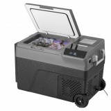 VEVOR 35 literes hordozható kompresszoros autós hűtőláda beépített jégkészítő funkció - B35MI