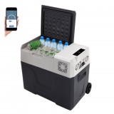 VEVOR 50 literes kompresszoros autós hűtőláda mobil hűtés rozsdamentes acél kivitelben -20 °C-ig - CX50