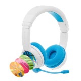 Vezeték nélküli fejhallgató gyerekeknek BuddyPhones School+ (kék)