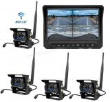 Vezeték nélküli tolatókamera szett 7"-os LCD monitorral és 4 db kamerával PNI TRK504-AHD