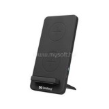 Vezeték nélküli töltő, Wireless Charger Stand 15W (SANDBERG_441-44)