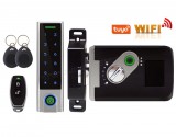 Vezeték Nélküli WiFi Okoszár, Ujjlenyomat és kártyás beléptető SmartLock SC-D7X-Wifi TuyaSmart