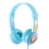 Vezetékes fejhallgató gyerekeknek Buddyphones Travel (kék)