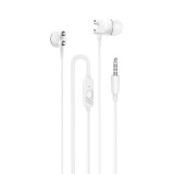 Vezetékes fülhallgató, headset 3,5 mm-es Jack csatlakozóval Borofone BM72 Majestic fehér