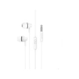 Vezetékes fülhallgató, headset 3,5 mm-es Jack csatlakozóval Borofone BM73 Platinum ezüst