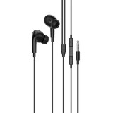 Vezetékes fülhallgató, headset 3.5 mm-es Jack csatlakozóval Borofone BM80 Max Gorgeous fekete