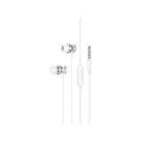 Vezetékes fülhallgató, headset 3,5 mm-es Jack csatlakozóval Hoco M106 Fountain ezüst