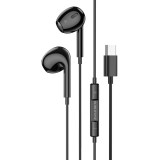 Vezetékes fülhallgató, headset Type-C csatlakozóval Borofone BM80 Max Gorgeous beépített DAC fekete