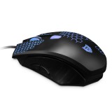 Vezetékes gamer egér, RGB világítással, 4000 DPI, 1.8m, 6 gombos, Liocat MX 757C