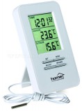 Vezetékes külső-belső hőmérő órával HC-12
