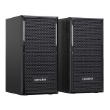 Vezetékes PC hangszóró (hangszórópár) hálózati és USB csatlakozóval Leerfei E-1017 fekete