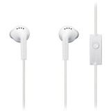 Vezetékes sztereó fülhallgató, 3.5 mm jack, felvevő gomb, Samsung, fehér, gyári (42476) - Fülhallgató