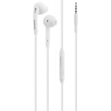 Vezetékes sztereó fülhallgató, 3,5 mm jack, Samsung, fehér, gyári (RS56229) - Fülhallgató