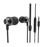 Vezetékes sztereó fülhallgató, 3.5 mm, mikrofon, felvevő gomb, hangerő szabályzó, Nokia, fekete, gyári (RS17123) - Fülhallgató