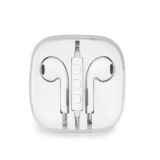 Vezetékes sztereó fülhallgató, Androidos készülékekhez, 3.5 mm, felvevőgombos, dobozos, fehér (48124) - Fülhallgató