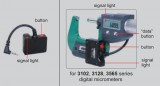 Vezetéknélküli adatkimenet adó digitális, adatkimenettel rendelkező mikrométerekhez INSIZE 7315-30